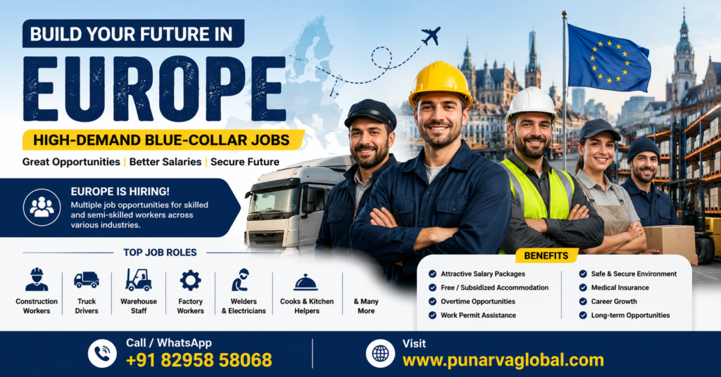 Blue collar jobs @ Punarva